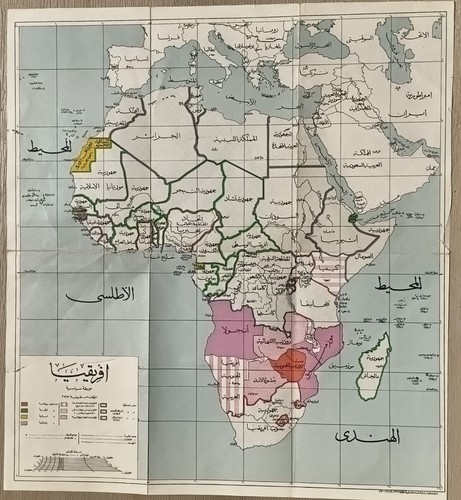 Mappa africa mappe politiche - mappa,