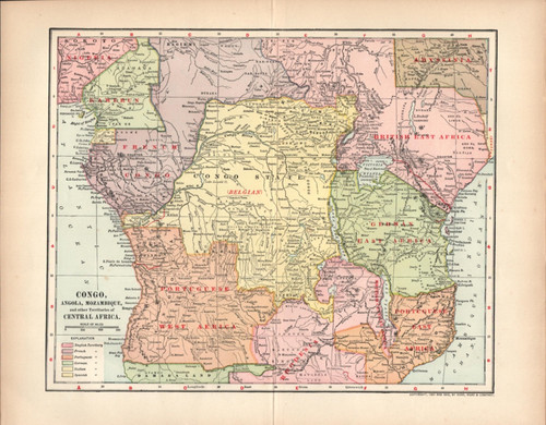 1902 congo angola mozambico - 1902, congo,