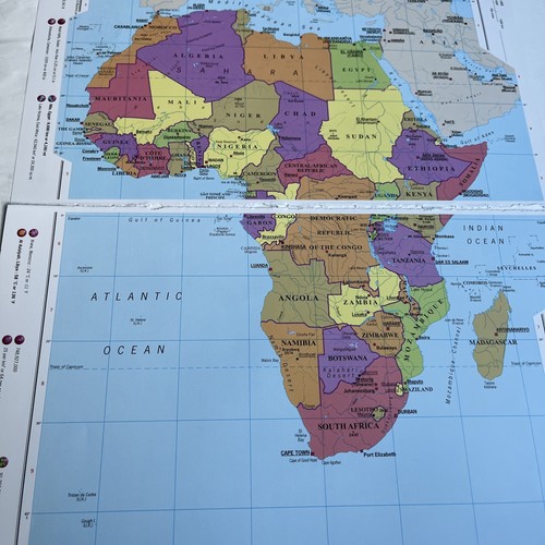 2007 mappa dell africa - 2007:,