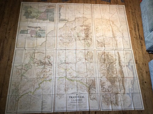 Jeppe map the transvaal - map, of