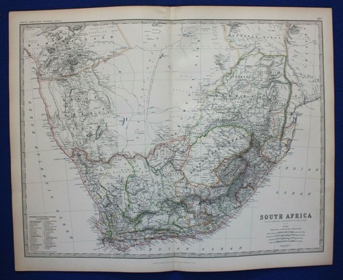 Grande mappa antica originale
