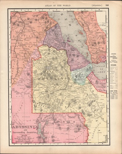 1898 abissinia antica - abissinia,