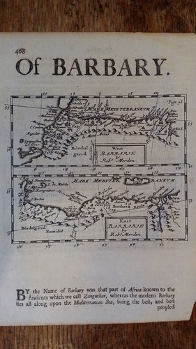 1687 antica mappa rame - 1687,