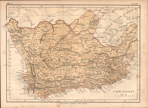 1883 circa capo colonia - 1883, antica