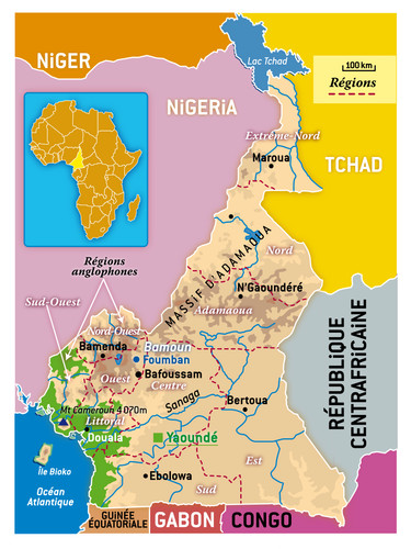 Camerun africa colorato - camerun,