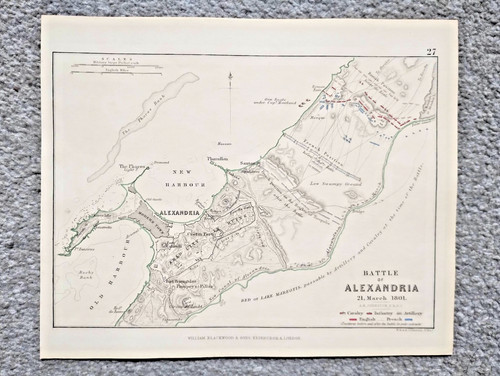 Antica mappa 1848 che mostra