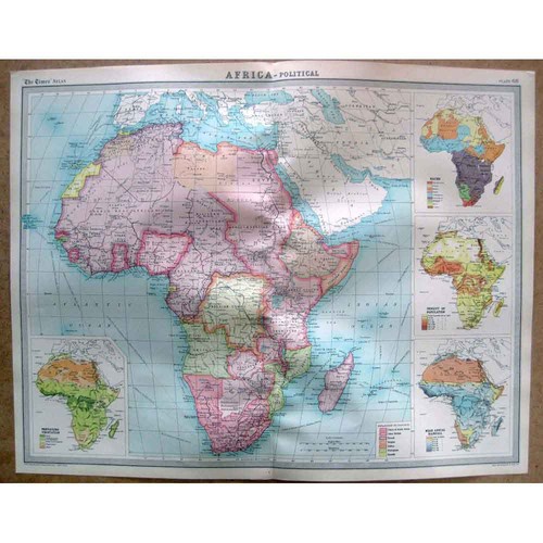 Africa politica mappa - africa,