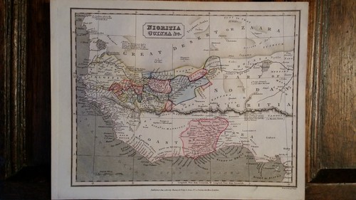 1822 antica mappa - rame,