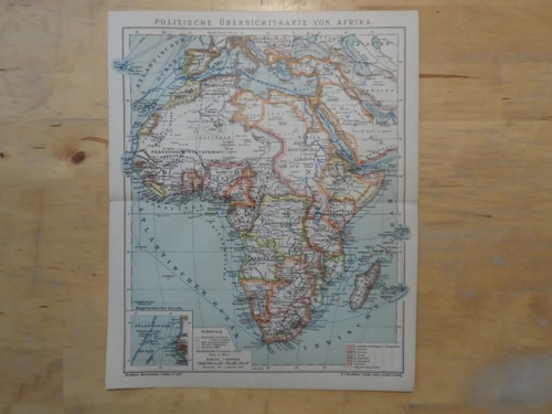 Orig litografia mappa - litografia,