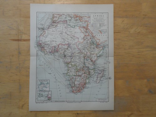 Orig litografia mappa - orig.(1908),