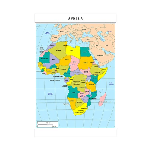Mappa politica dell africa - mappa,