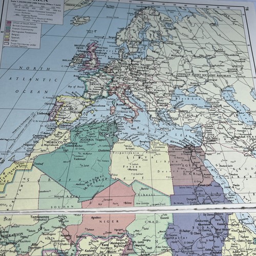 1960 mappa dell africa be78 - mappa, dell'africa