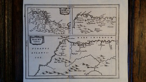 Antica mappa rame - antica, 1660