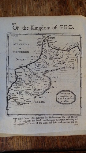 1687 antica mappa rame - antica,