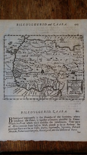 Antica mappa rame 1687 - antica,