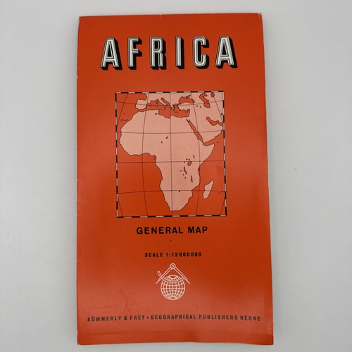 Grande mappa vintage - , africa