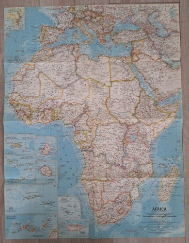 National geographic map - geographic, of