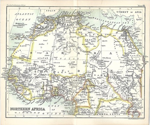Mappa originale 1896 nord - mappa,
