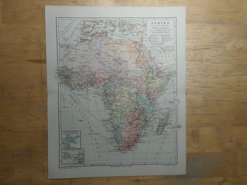 Orig litografia mappa - orig.(1908),