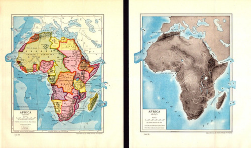 Mappe africa antiche - "africa",