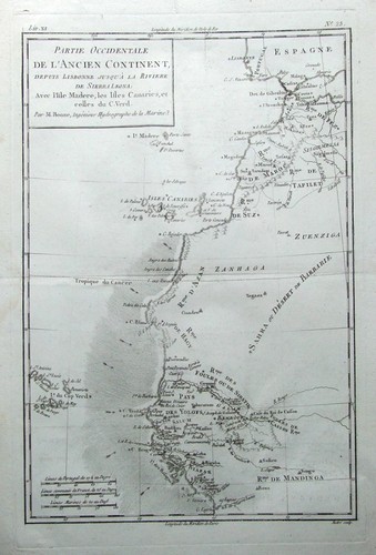 Mappa antica africa marocco - antica, africa,